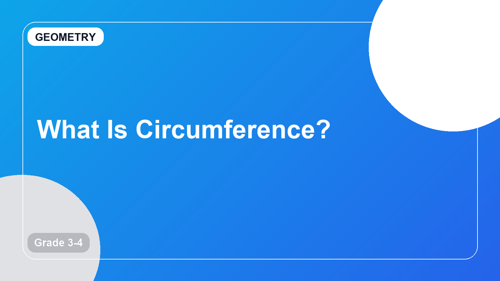 What Is Circumference?