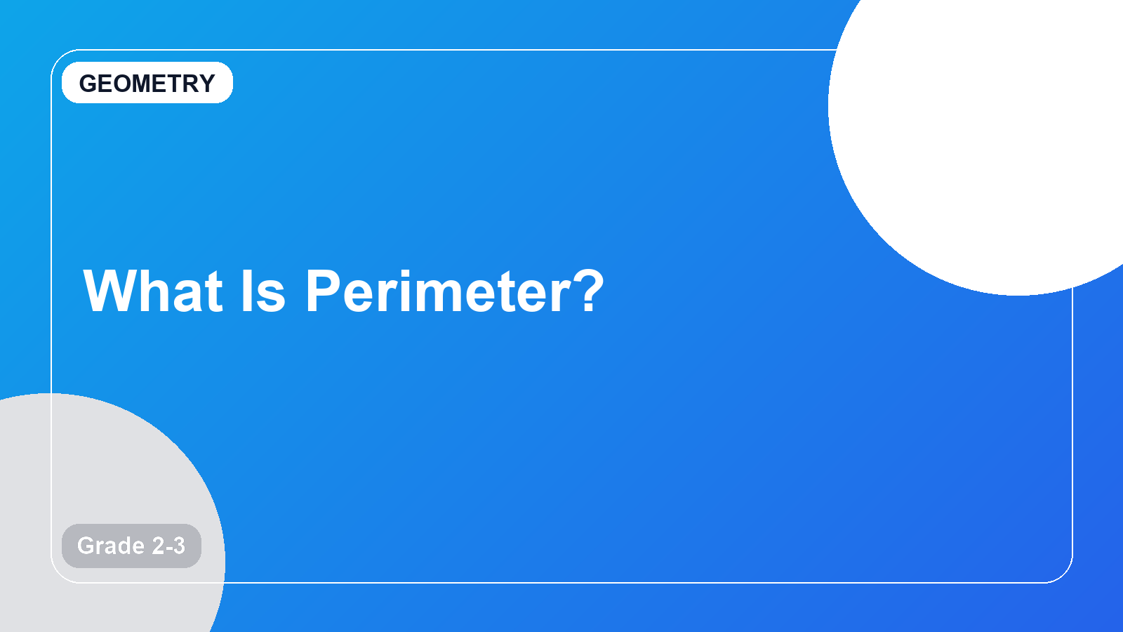 What Is Perimeter?